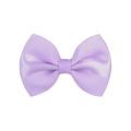 Pinza para el pelo con lazo de cinta de grosgrain lila hecha a mano para niñas - Morado (25)