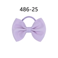 Hellila Haargummi mit Ripsband-Schleife für Mädchen, elastisches Pferdeschwanz-Band 486-25 - Lavendel