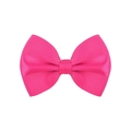 Pinza para el pelo con lazo de cinta fucsia hecha a mano para niñas pequeñas - Rosa Mexicano (30)
