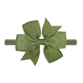 Fascia per neonati verde militare stile Morandi con fiocco e nylon senza cuciture elastico - Verde Militare (39)