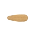Barrette goutte en tricot pour enfants avec bordure festonnée de couleur kaki clair - Style Bord Festonné Kaki Clair (6)