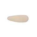 Barrette en tricot crème avec bord festonné et texture brodée pour coiffure de fille - Style Crocheté Bord Festonné Crème (7)