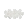 Barrette à cheveux pour filles avec broderie de fleurs blanches en dentelle - Style Floral Brodé Blanc Pur (10)