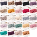 Bandeaux bébé en maille côtelée avec nœud papillon en 24 couleurs de bonbons - 24 Couleurs Mixtes