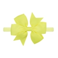 Fascia con fiocco giallo pallido in nylon ad alta elasticità per neonati e bimbi - Giallo Chiaro (32)