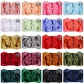 Sélection de bandeaux bébé en nylon avec grands nœuds en gros-grain en 20 couleurs - 20 couleurs mélangées