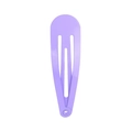 Fermaglio per capelli a goccia in metallo laccato viola lavanda minimalista - Lavanda