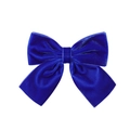 Pinza para el pelo con lazo de terciopelo azul real y textura elegante para niñas - Azul Real (6)