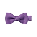 Handmade 2 inch purple grosgrain ribbon bow hair clip for girls with a fully lined clip - Purple (5)