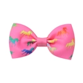 Nœud pour cheveux fille en ruban gros-grain rose avec motif licorne dégradé - Style Licorne Arc-en-ciel (11)