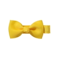 Bright yellow 2-inch grosgrain ribbon bow hair clip for children and toddlers - Bright Yellow (10)