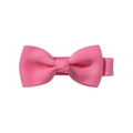 2-inch candy pink grosgrain ribbon hair bow clip with fully lined alligator clip - Pink (13)