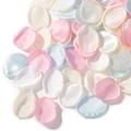 Mix of silk rose petals in pink white cream and light blue for wedding party decor - Burgundy Champagne Bronze Mix (1)