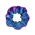 Elastico per capelli con sfumatura blu e viola e finitura in tessuto laser metallico - Sfumatura Blu Viola (1)