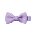 Handmade 2-inch lavender grosgrain ribbon hair bow clip with a fabric wrapped metal base - Light Purple (25)
