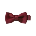Deep red handmade 2-inch grosgrain ribbon bow hair clip for children and babies - Dark Red (33)