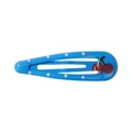 Fermaglio blu a goccia con pois bianchi e stampa di ciliegie rosse per bambine - Stile Ciliegia Pois Blu(6)