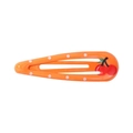 Fermaglio per capelli arancione con pois bianchi e ciliegie per lo styling quotidiano dei bambini - Stile Ciliegia Pois Arancione(9)