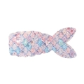 Mermaid tail hair clip for kids with pink, blue, and purple gradient sequins - Pink Blue Purple Gradient Style (2)