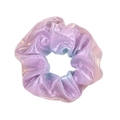 Chouchou dégradé rose et violet avec points métalliques et texture de tissu brillant - Dégradé Rose-Violet-Bleu (14)