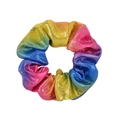 Chouchou arc-en-ciel à paillettes avec effet pailleté et tissu élastique - Paillettes Arc-en-ciel (16)