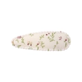 Pince à cheveux fleurie en tissu avec bords festonnés pour petites filles - Style 1