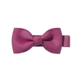 Handmade 2-inch rose red grosgrain ribbon bow hair clip for children and toddlers - Rose Red (185)