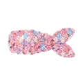 Sparkly mermaid tail hair clip for girls with colorful macaron sequins and glitter - Mixed Macaron (8)