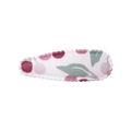 Barrette à cheveux goutte avec imprimé floral, motif cerise et bordure festonnée - Style 3