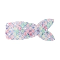 Sparkly mermaid tail sequin hair clip in pastel macaron colors for girls and toddlers - Rainbow Purple Green Pink (10)