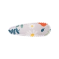 Barrette à cheveux en tissu imprimé floral avec bords festonnés pour petites filles - Style 6