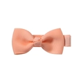 Handmade 2-inch coral pink grosgrain ribbon bow hair clip for toddlers and girls - Coral (720)