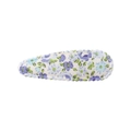 Pince à cheveux fleurie en forme de goutte avec motifs de fleurs bleues et violettes - Style 11