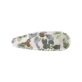 Fermaglio per capelli BB in tessuto a fiori con motivi verde e beige per bambine - Floreale Verde Marrone (13)