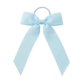Nœud papillon bleu clair en gros-grain avec longs rubans pour filles et enfants - Bleu Clair (17)