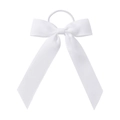 Chouchou blanc avec nœud classique et longs rubans pour la coiffure des petites filles - Blanc (18)