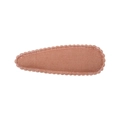 Pince à cheveux goutte d'eau pour enfant en tissu rouge brique avec bord ondulé - Style Bord Festonné Rouge Brique (5)