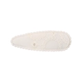 Pince à cheveux BB mignonne brodée crème à motif floral pour coiffure de fille - Style Broderie Géométrique Crème (22)