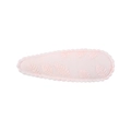 Barrette rose en tricot pour enfants avec broderie de feuilles et bords festonnés - Style Broderie de Feuilles 3D Rose (24)