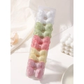 Lot de 10 barrettes papillon 3D en tissu gaufré aux couleurs macarons pour petites filles - Mélange De Cinq Couleurs (10G)