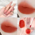 Kakashow velvet matte lip glaze shade #04 maple ginger orange waterproof lipstick - 4# Maple Ginger Orange