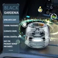 Solar powered car air freshener in Gentleman Black with Gardenia scent essence - Gentleman Black Gardenia