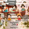 Cute resin Tang dynasty lady figurine practicing yoga from the creative blind box series - -122 Tang Dynasty Lady Health Box 4 / Full Box Set