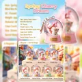 Spring Cherry Blossom Dream series cute buddha desktop ornament with acrylic scenery ball - G006 Spring Cherry Blossom Dream Box 6 / Full Box Set
