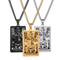 Collares de tarot en tres colores negro, oro y plata con diseños del Juicio - El Juicio