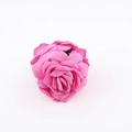 Dettaglio della clip per capelli a rosa in tessuto rosa con petali di chiffon - Stile W Rosa Nudo (8-9cm)