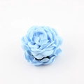 Elegante fermaglio per capelli a forma di rosa in tessuto celeste per acconciature - Stile Y Blu Cielo (8-9cm)