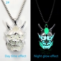 Colgante de máscara fantasma luminosa que muestra el efecto de día y el brillo nocturno - 2# Verde Luminoso