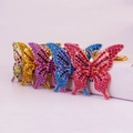 Porte-clés papillon colorés en strass pour sacs à main et clés en quatre couleurs - Couleur Aléatoire