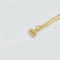Collier doré avec pendentif œil de protection serti de zircons brillants raffinés - Style Mauvais Œil (XL3238-6MA1-3)